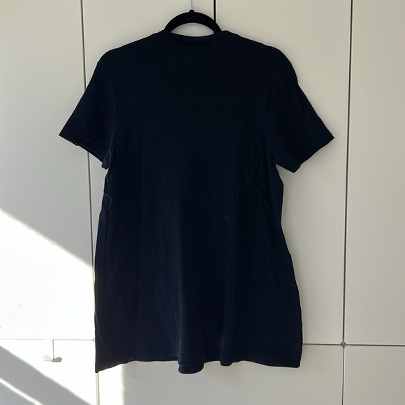 Motherhood Maternity 100% Cotton Made in USA Navy T-Shirt Size Medium - Picture 3 of 5